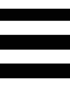 Black & White 3" Stripe 108" Round-SALE ONLY