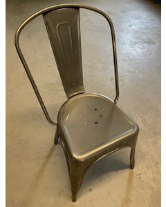 Elio Gun Metal Chair - SALE ONLY